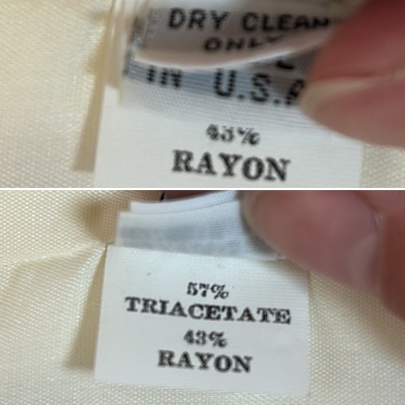 RINA diMONTELLA Vintage Blazer & Skirt set Lace and Rose Bud Embroidery Size 6 - Picture 8 of 17